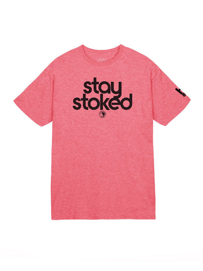 T&C Surf Designs T&C Surf Stay Stoked Jersey Tee, Red Heather / S
