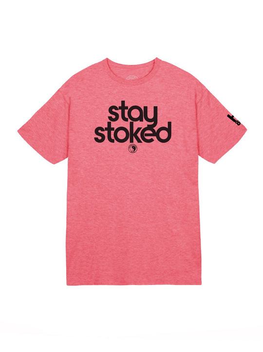T&C Surf Designs T&C Surf Stay Stoked Jersey Tee, Red Heather / S