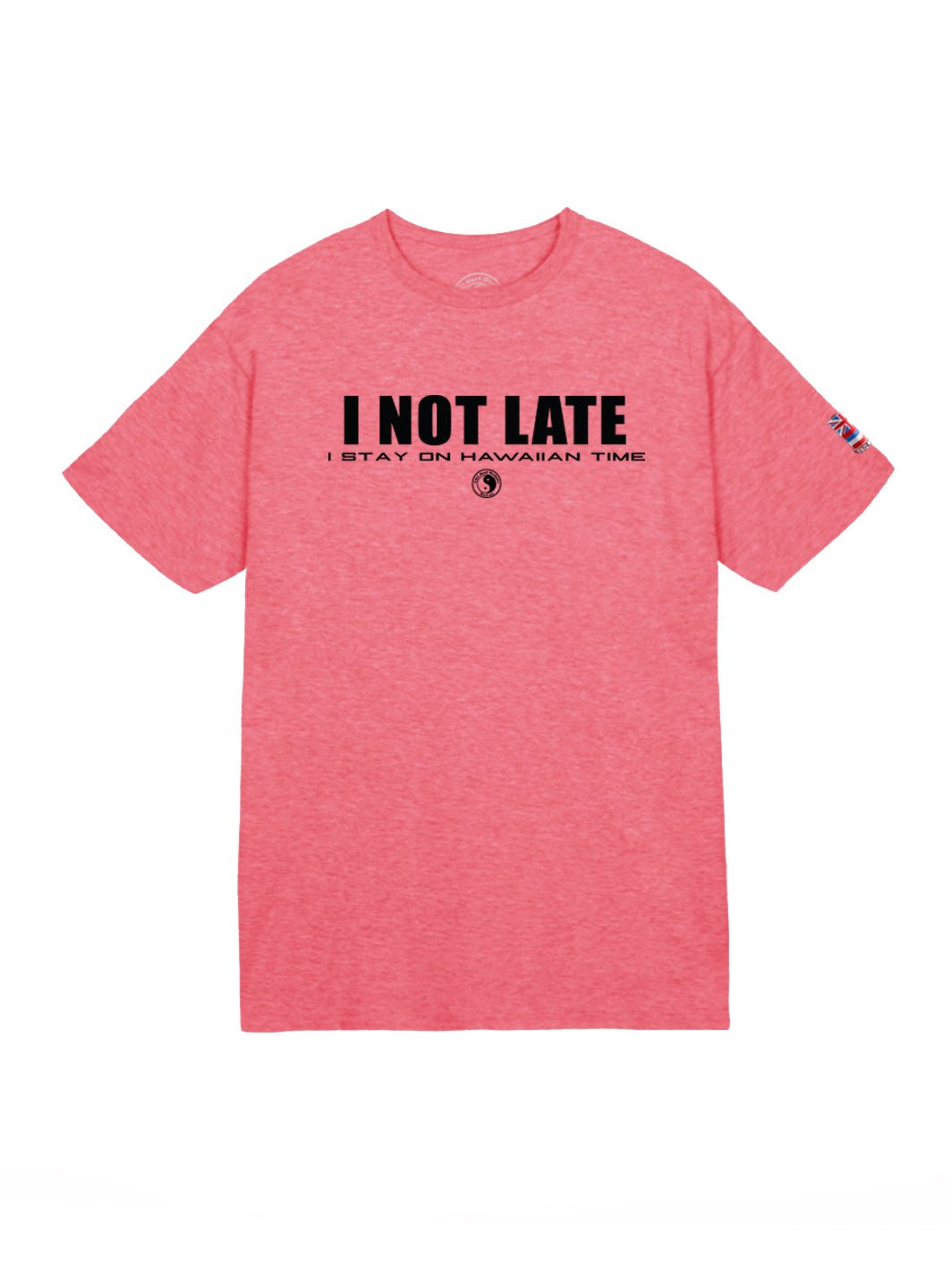 T&C Surf Designs Hawaiian Time Jersey Tee, Red Heather / S