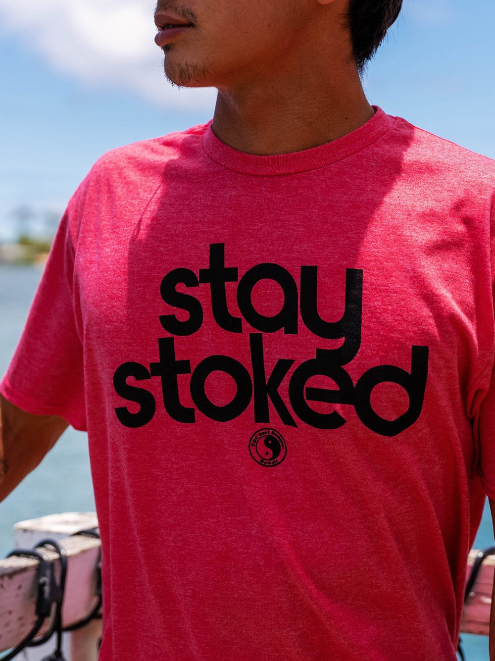 T&C Surf Designs Stay Stoked Jersey Tee,