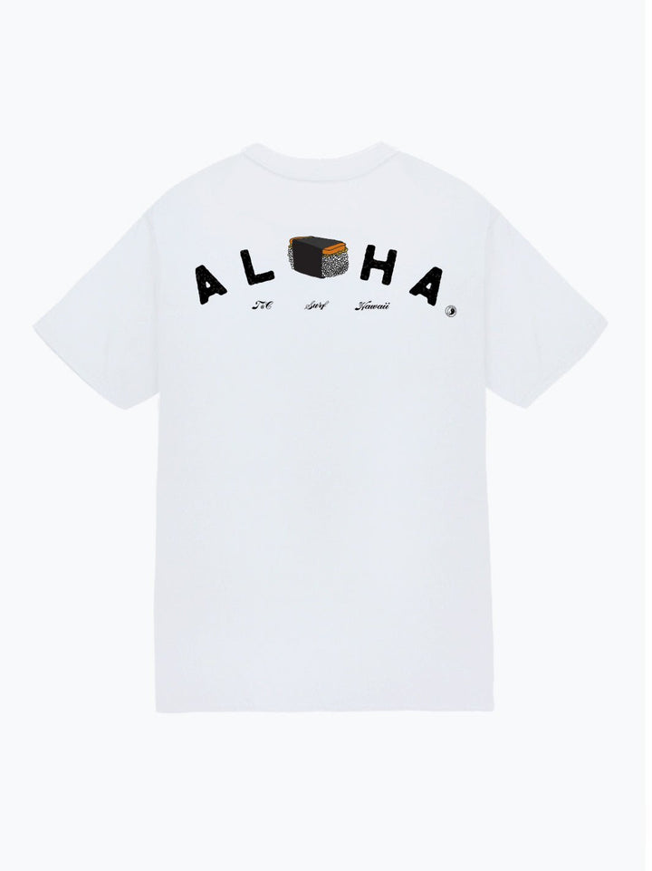 T&C Surf Designs Aloha Grinds Jersey Tee, White / S