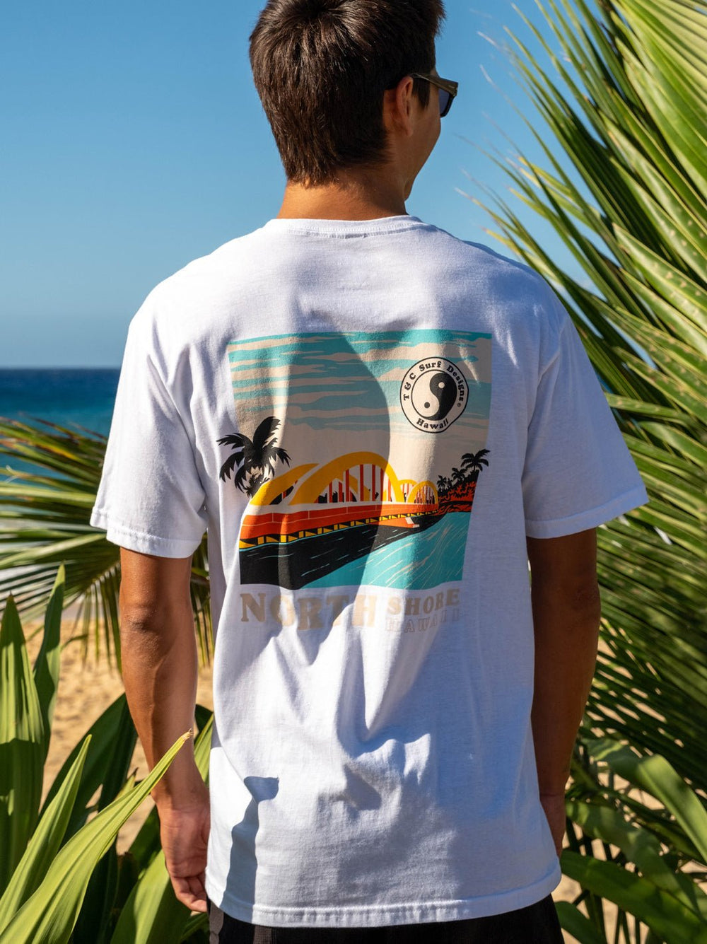 T&C Surf Designs Rainbow Bridge Jersey Tee,