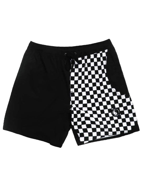 T&C Surf Designs T&C Surf Australia Yin Yang 17" Beach Short, 30 AUS / Black Check
